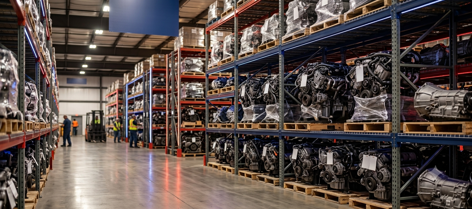 Auto parts warehouse